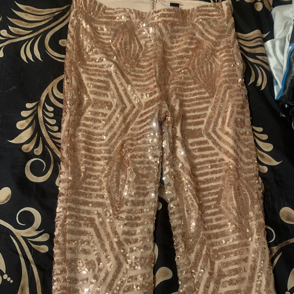 H&M glitter pants